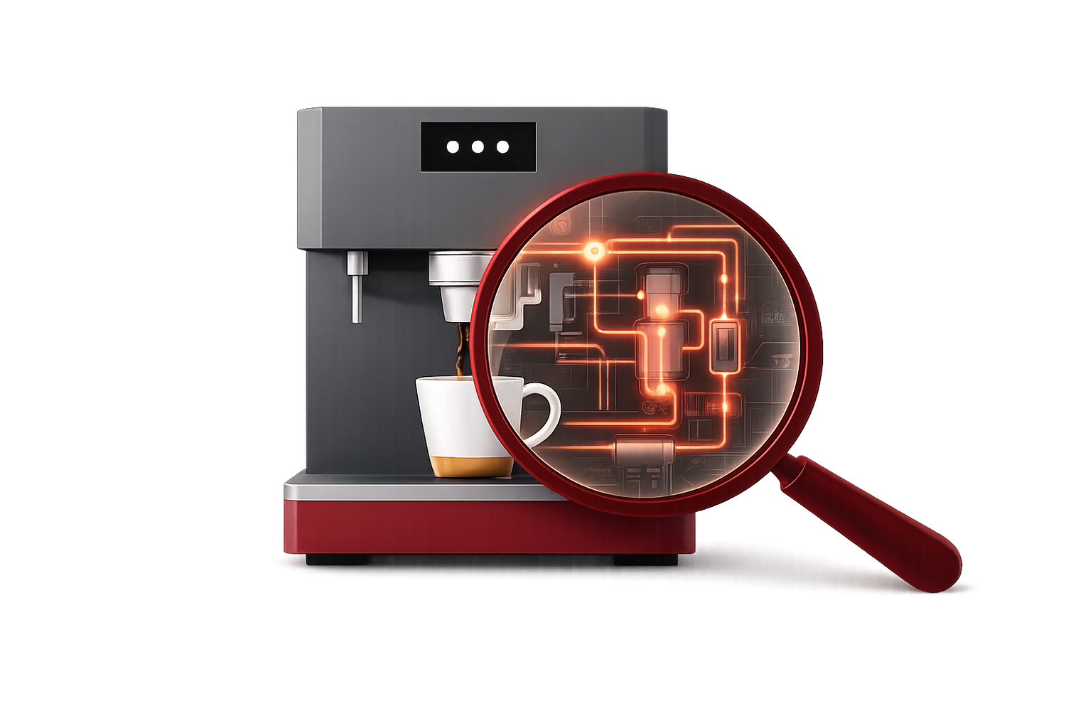 coffee machine not heating